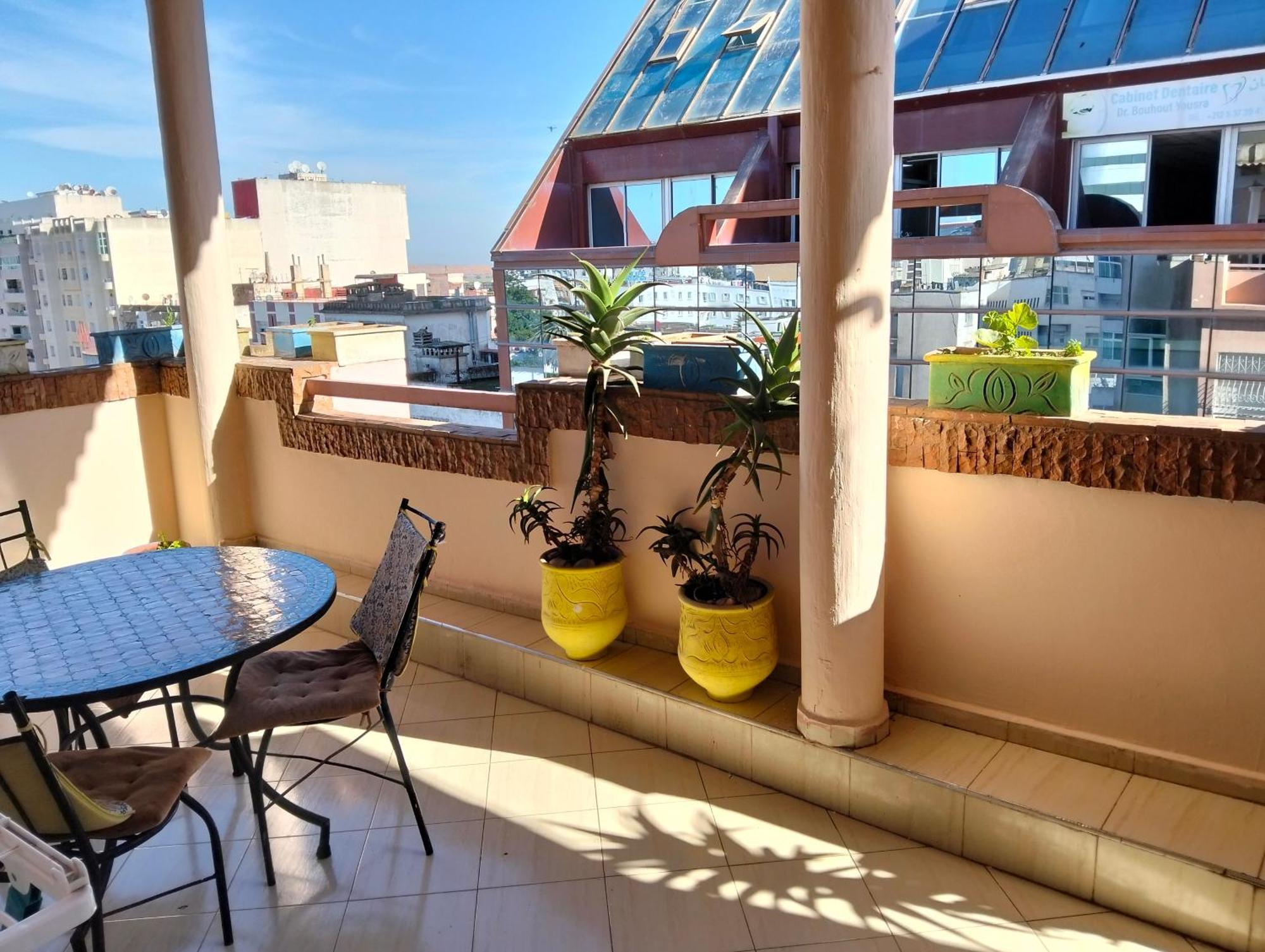 Appart Najia Au Centre Kenitra Avec Grande Terrasse Phòng bức ảnh